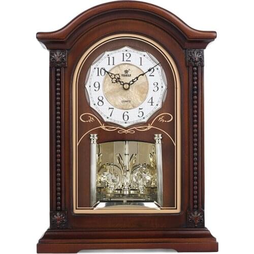 POWER BRAND NEW WOOD TABLE CLOCK SILENT QUARTZ MOVEMENT DESK CLOCKS CRYSTAL MASA SAATI RELOGIO DE MESA MUSIC HOURLY CHIMING SAAT