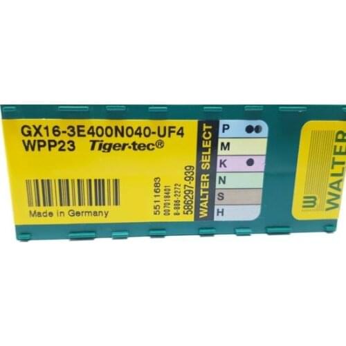 ORIGINAL 10PCS CARBIDE INSERT GX16-3E400N040-UF4 WPP23