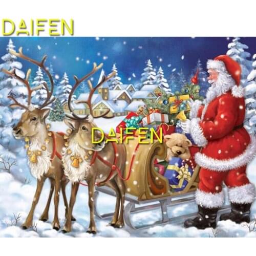 Full Square Diamond embroidery Cross stitch teddy bear reindeer Santa Claus Full Round Diamond mosaic 5D DIY Diamond painting