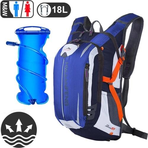 18L Trail Cycling Hydration Backpack Men MTB Bike Outdoor Climbing Hiking Bags Breathable Running Riding Bicycle Bag