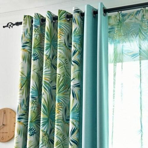 Nordic Curtains For Living Room Bedroom Color Imitation Linen Stitching Bay Window Blackout Curtains Modern Curtains Custom