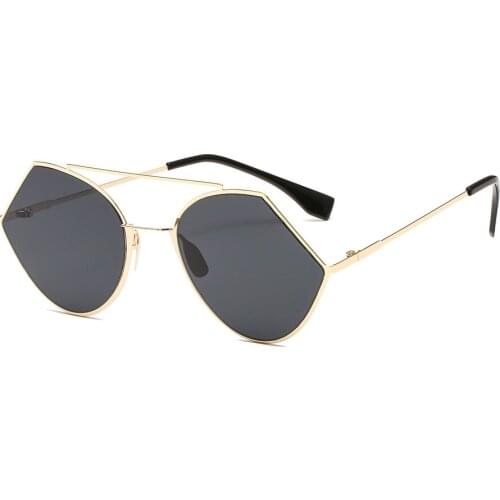 Vintage Small round diamond Sunglasses 2019 Women Brand Designer Retro Sunglass metal frame punk Sun Glasses Female Eyewears FML