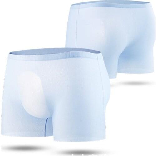 Sexy Underwear Mens Boxers Transparent Seamless Panties Man Ice Silk Breathable 3D Pouch Underpants Male One-Piece Boxershort