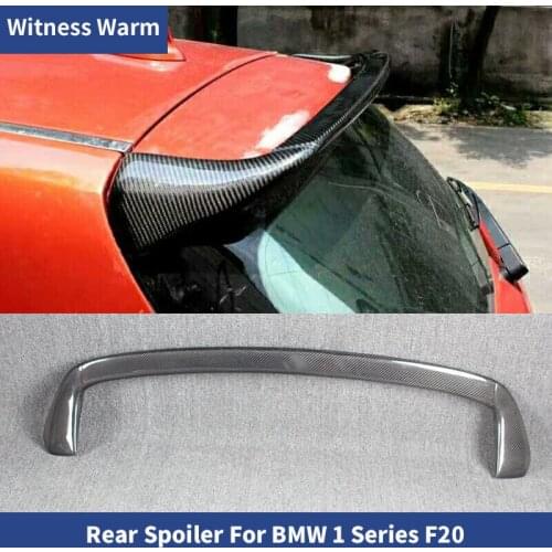 F20 Carbon fiber rear spoiler wing Roof Wings For BMW 1 Series F20 118i m135i m140i 125i car styling 2011-2018