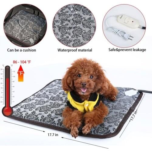 1pc Pets Electric Blanket Winter Electric Heat Pad Warm Up Carpet For Pet Dogs Bunny Heater Mat Bed