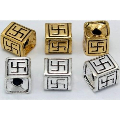 10pcs/lot Tibetan Silver spacer Kaleidoscope beads Loose Bead Spacer Beads Connectors for DIY Jewelry Making bracelet sdg4