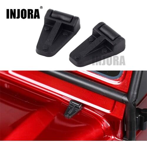 2PCS Black Plastic Engine Cover Hinge for 1:10 RC Crawler Traxxas TRX-4 TRX4