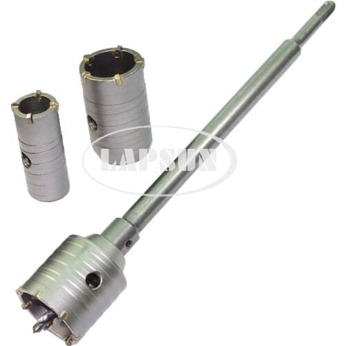30mm 40mm 50mm 3pc/set Wall Drill Bit Hole Saw Set Cutter Tool Kit with SDS+ Plus Shaft For Wall Masonry Brick Stone Coment
