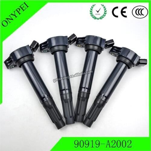 4 pcs/lot 90919-A2002 90919-A2007 Brand new Ignition Coil For Toyota Avalon Camry Sienna Venza 3.5L 90919 A2002 90919A2002