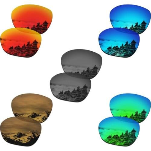 SmartVLT 5 Pairs Polarized Sunglasses Replacement Lenses for Oakley Overtime - 5 Colors