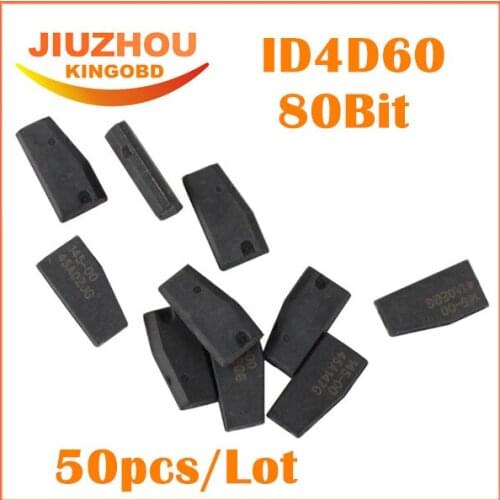 50pcs/Lot High quality 4D60 transponder chip use for car keys ID40 60 80BIT Chip with free shipping