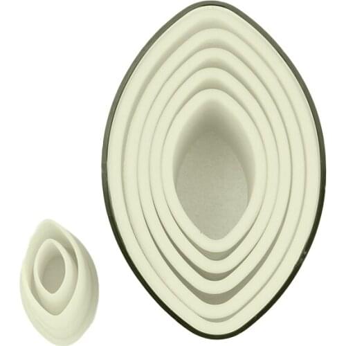 4set/lot)Free Shipping FDA High Quality 7pcs Leaves Shaped Nylon Cookie Cutters Molds set