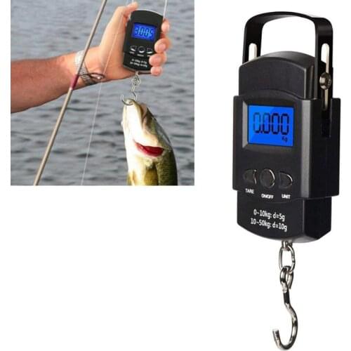 Digital Electronic Scales Outdoor Fishing Portable Scales Hooked Scales Measure