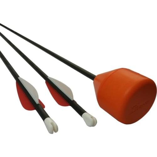 40Pcs 30" Spine 340 Carbon Arrow With PU Safety CS Foam Tip Point For CS Game Archery Bow Shooting Free Shipping