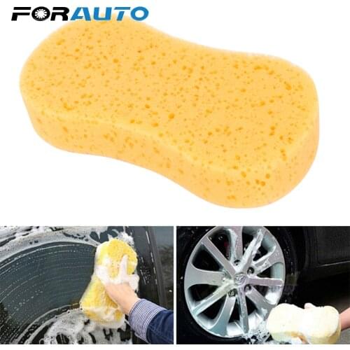FORAUTO Car Washing Sponge Car Wash Auto Paint Care 22cm Length Multipurpose Cleaning Tool Vacuum Compressed