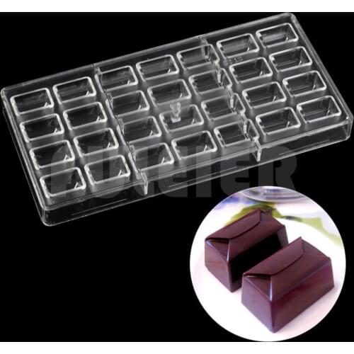 DIY pastry tools profession polycarbonate Chocolate Molds and Chocolate Making Supplies candy cake decoration froms baking mould