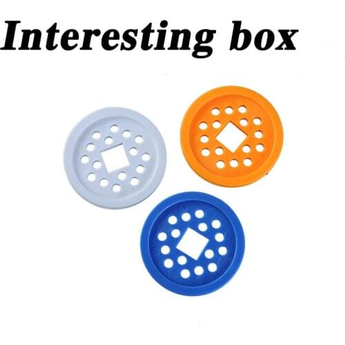 Crab Kingdom belt pulley single slot plastic main shaft motor pulley assembly square hole pulley model gear