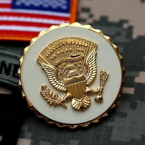 US PRESIDENTIAL SERVICE METAL BADGE PIN INSIGNIA CLASSIC MILITARY military Store