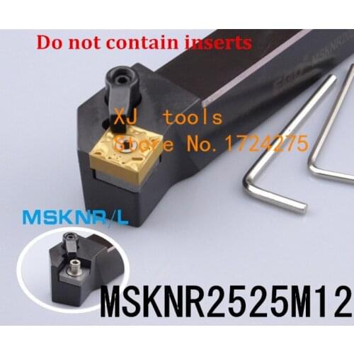 MSKNR2525M12/ MSKNL2525M12 Metal Lathe Cutting Tools,CNC Turning Tool,Lathe Machine Tools, External Turning Tool Type MSKNR/L