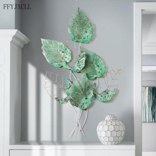 Northern European-Style Porch Wall Decoration Restaurant Pendant Living Room Background Painting Aisle Wall Hanging Iron