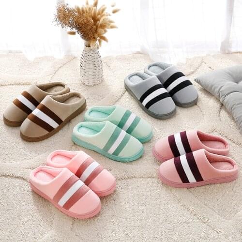Shoes Women 2020 Home Cotton Slippers Indoor Slippers Winter Slippers Plush Slippers
