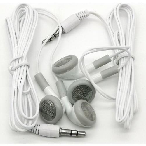 Good Cheapest Disposable earphones headphones low cost earbuds for Theatre Museum School library hotel hospital Company Gift