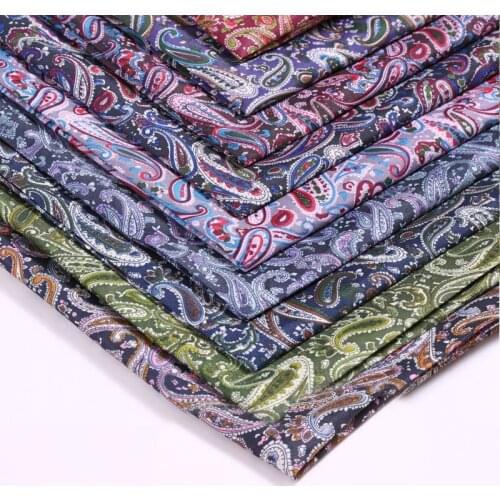 DIY Handmade Home Decoration Print Dress Cotton Cloths Fabric Sewing Plaid Ripstop Stripe Cloth Patchwork Bedding Fabric Cloth