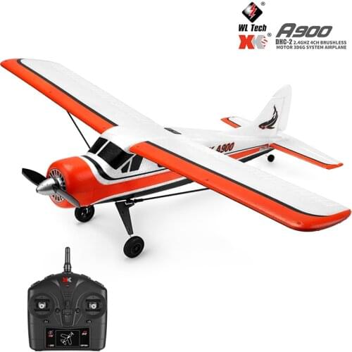 XK A900 Wingspan580mm EPP 4CH RTF 3D Stunt And 6G Stable Mode Remote Control Airplane Drone Outdoor Toys Rc Plane Electric Plane