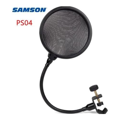 SAMSON PS04 large double-layer U-shaped recording microphone Pop filter anti-spray cover anti-spray net anti-noise anti-water