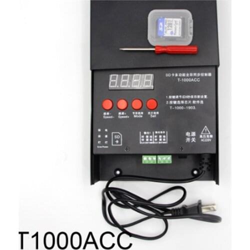 SD Card APA102 SK6812 WS2812B WS2811 SK9822 LED 2048 Pixels T-4000C T-8000A RGB Program full color Controller K-1000C T-1000S