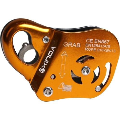 Rock Climbing Asending Descending Safety Equipment Removable Rope Gripper Automatic Lock Protctive Gear Random Color