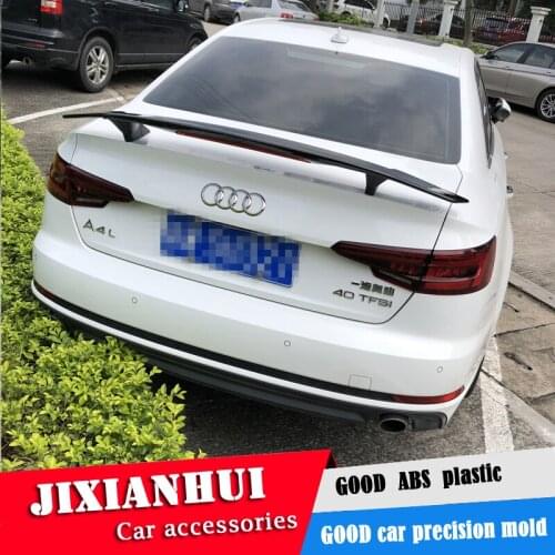 For Audi A4 Spoiler 2016-2018 Audi A4 Spoiler TF ABS plastic Material Car Rear Wing Color Rear Spoiler