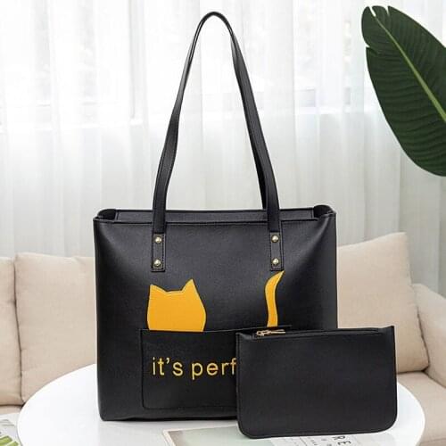 Bags women shoulder shopping bags given PU handbags office ladies bags black hand bags women travel bags cute bags for girls