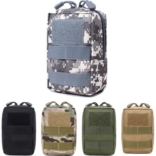 Tactical Molle System Medical Pouch Hunting for Dog Harness 1000D Utility EDC Tool Accessory Waist Bag Pack Phone Case Airsoft