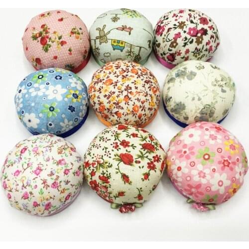 1PCS Needle Cushion Printed Floral Pattern Fabric Cover / Accessory Tools for DIY Sewing / Needlework