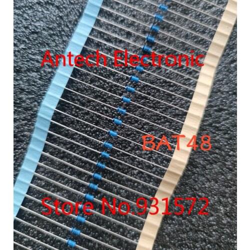 100PCS BAT42 BAT43 BAT46 BAT47 BAT48 DO-35