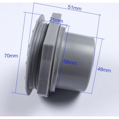 2 Pieces Universal RV Yacht Side Roof A/C Air Vent Exhaust Outlet Install Hole: 60mm