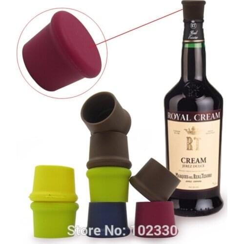 3000pcs Creative Silicone Fresh Beer Bottle Stopper Cruet Of Wine Cork Stopper Bottle Cap Flip Top Lid Seal Cork Bar Tool ZA1113
