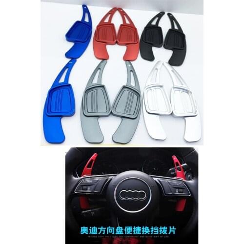 ITYAGUY Aluminum Steering Wheel New Shift Paddles Shifter fit For Audi S3 S4 A4L A5 S4 Q2 Q7 TT TTS
