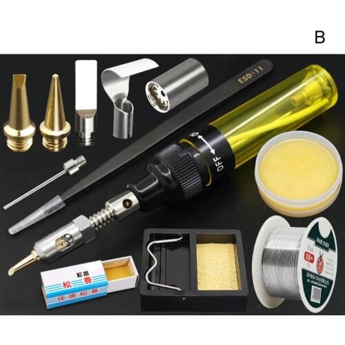 Wireless Mini Welding Tool 5-in-1 Cordless Gas Soldering Iron with 8ml Capacity Welding Pen Multifunctional Tool 10pcs In Stock