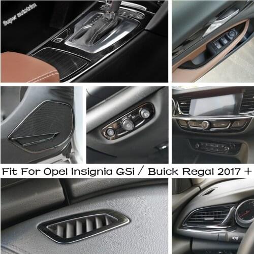 Central Control AC / Door Speaker Tweeter Cover Trim For Opel Insignia GSi / Buick Regal 2017 - 2021 Stainless Steel Accessories