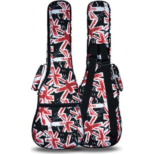 Girl Gift Protable 23"24"inches concert ukulele case small bass guitar bag soft gig cover backpack durable shoulder with straps