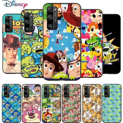 Toy Story Cartoon for Huawei Honor V30 20 Pro X10 9S 9A 9C 9X 8X 10 9 Lite 8 7 Pro Silicone Soft Black Phone Case