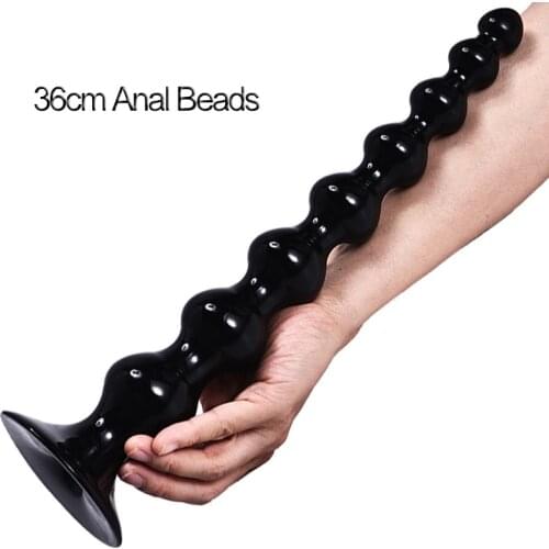 Long Large Plug Anal Balls Big Dilator Anal Beads Erotic Sex Toys for Woman Men Gay Buttplug Prostate Massager Adult Products