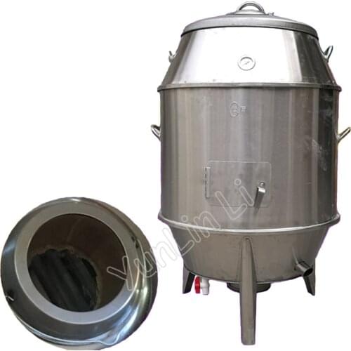Charcoal Roast Duck Oven Commercial Stainless Steel Meat Roasting Stove Double Layer Duck Goose Roaster 90CM