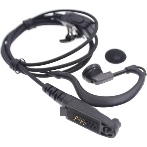 G-type Earhook Earpiece Thick Braided Wire Walkie Talkie Headset For UNIWA B8000 Handheld Transceiver