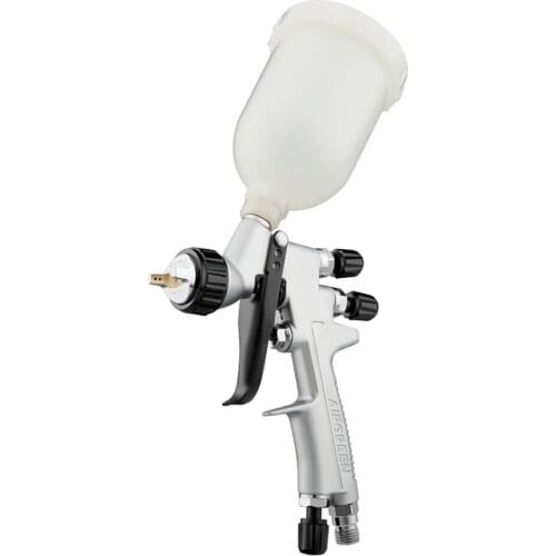 KKmoon 0.8mm/1.0mm HVLP Air Mini Gelcoat Sprayer Gravity Feed Paint Sprayer Air Spray Paint Machine Painting for Cars Home Shop