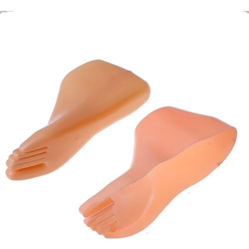 Nude/Clear/White Female Feet Mannequin Model For Foot Thong Style Sandal Shoe Sock Display 1 Pair