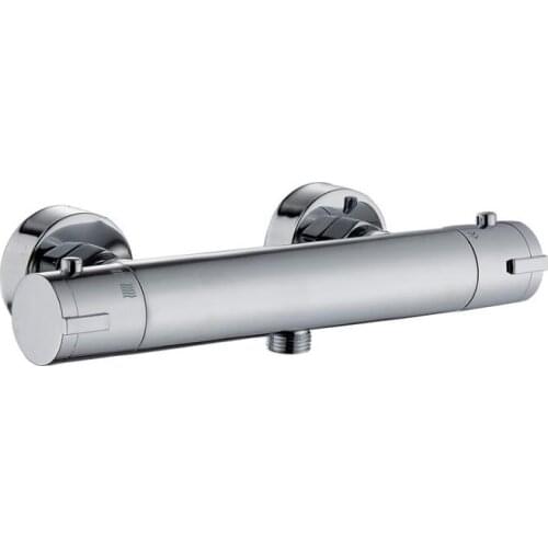 Wall Mounted Chrome Finish Brass Material Of Luxury Thermostatic Tap