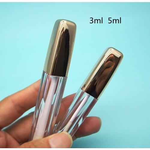 Wholesale 3ml 5ml Lip Gloss Tubes Empty Lip Glaze Bottle DIY Lip Gloss Container Refillable Empty Bottles DIY Make Up Tool